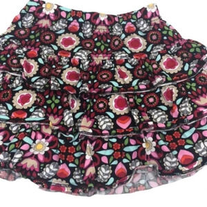 HANNA ANDERSSON EUC GIRLS SKIRT BLACK PINK SUMMER CASUAL DRESSY SIZE 4 100